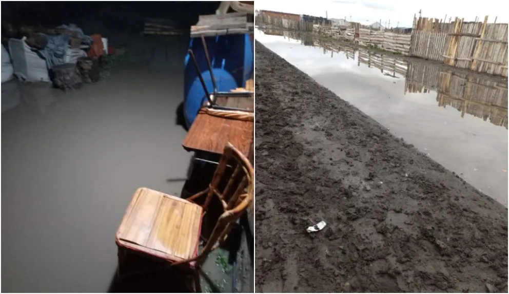 Los vecinos de la toma Nueva Vida reclaman por el estado de las calles post lluvia: “Tengo graves problemas de salud”