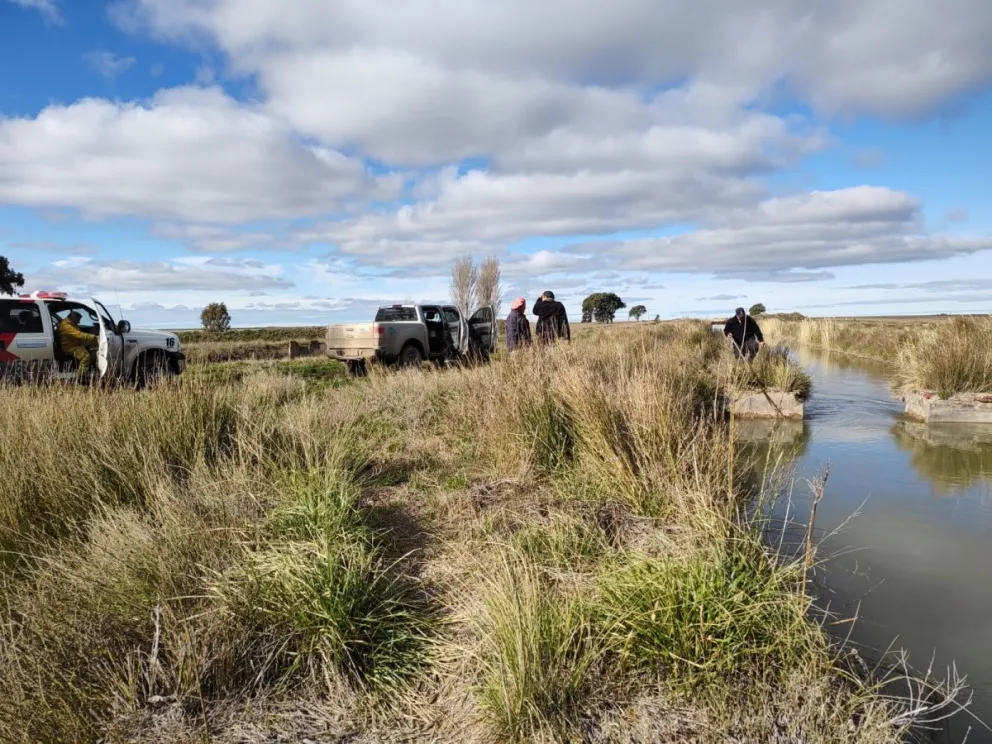 El cuerpo fue encontrado en un canal de riego.