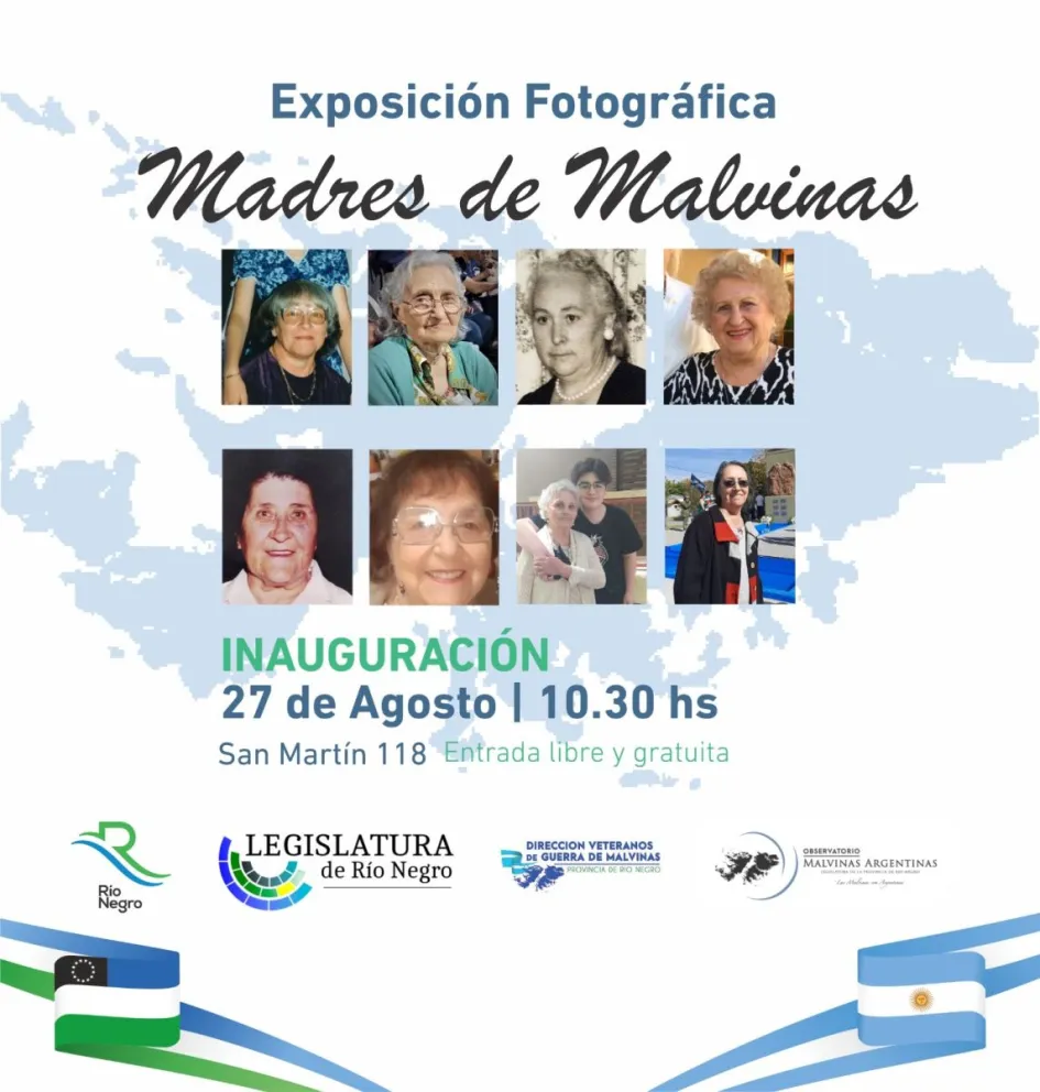 Lanzan la muestra fotográfica "Proyecto Madres de Malvinas"