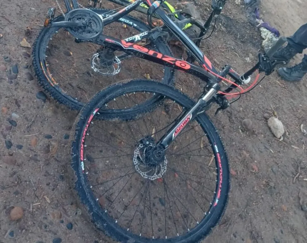 Corrieron a ladrones que tenían bicicletas robadas