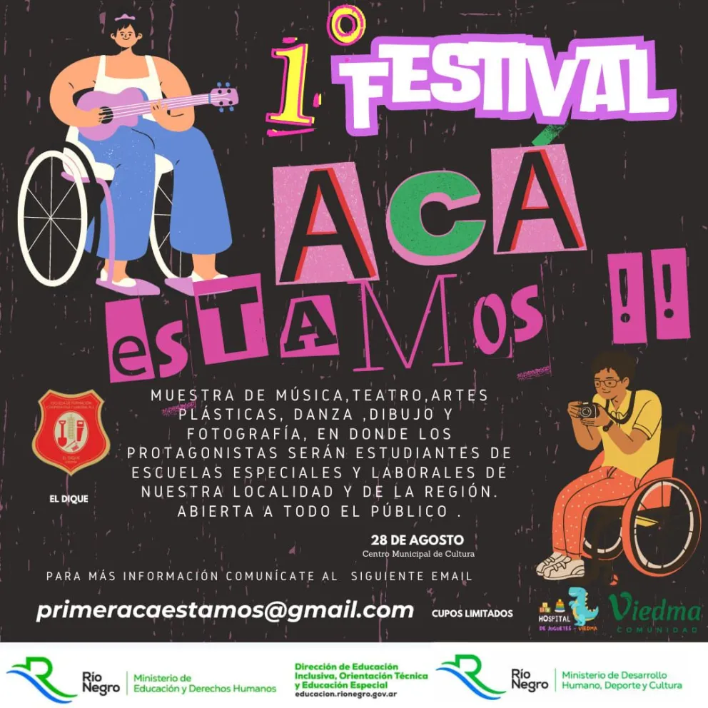 Todo listo para el primer festival de escuelas especiales y laborales “Acá estamos”