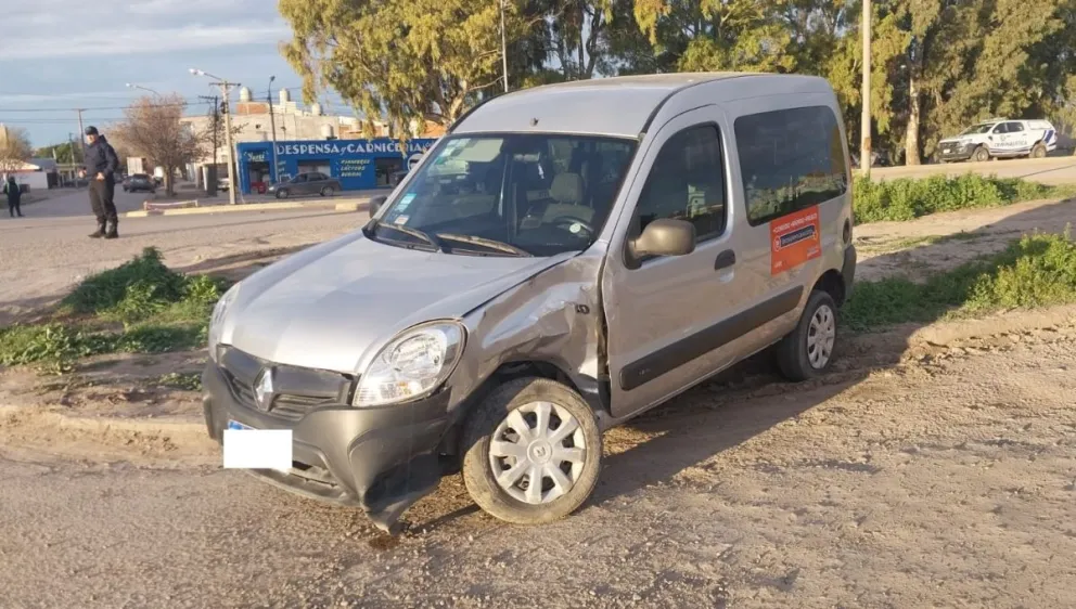 Chocaron dos vehículos y afortunadamente ninguno de los conductores resultó heridos