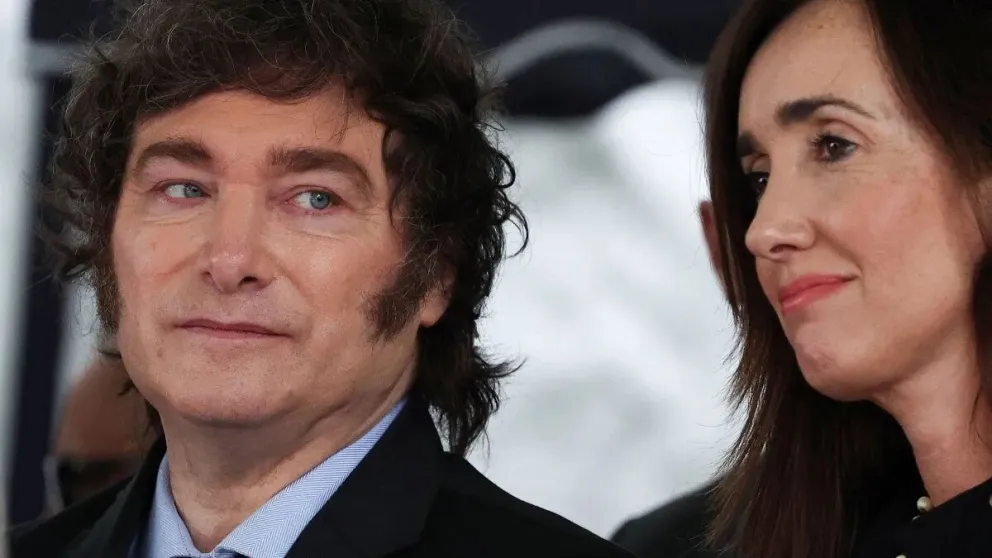 Javier Milei y Victoria Villarruel.