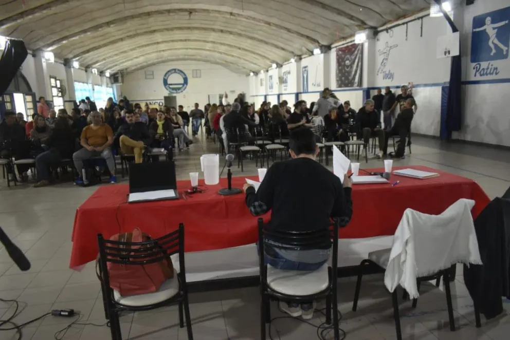 Gran concurrencia se observó en la sede gremial.