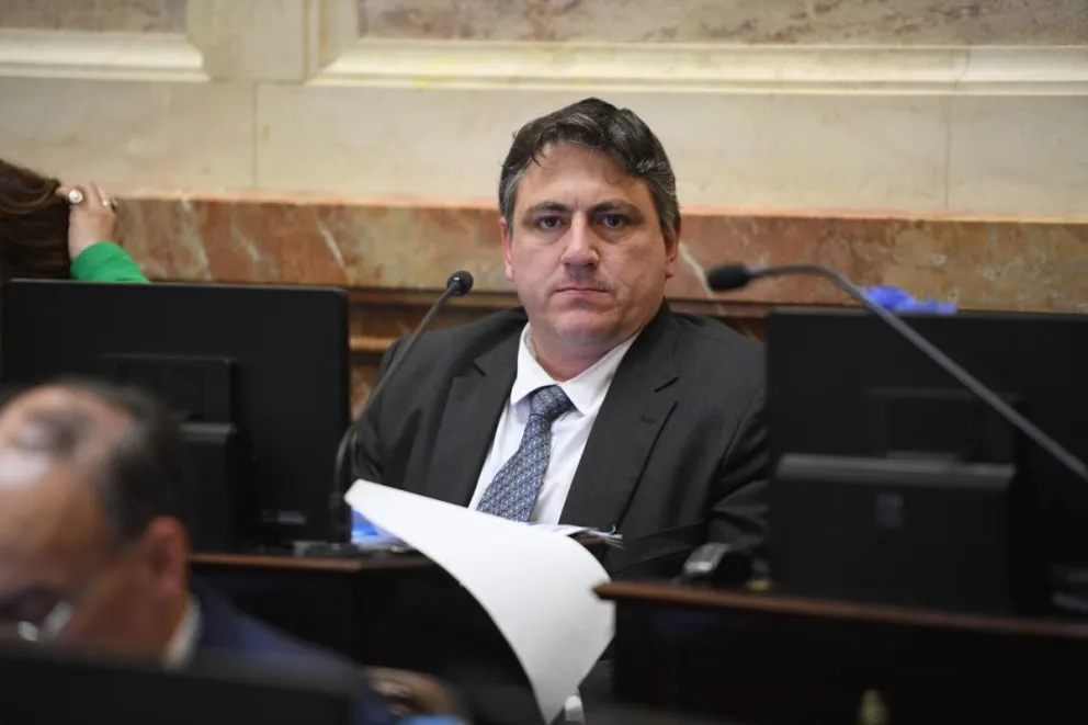 El senador Francisco Paoltroni.