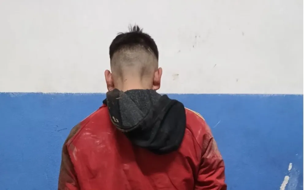 El delincuente luchó contra la mujer antes de emprender la huida pedaleando.