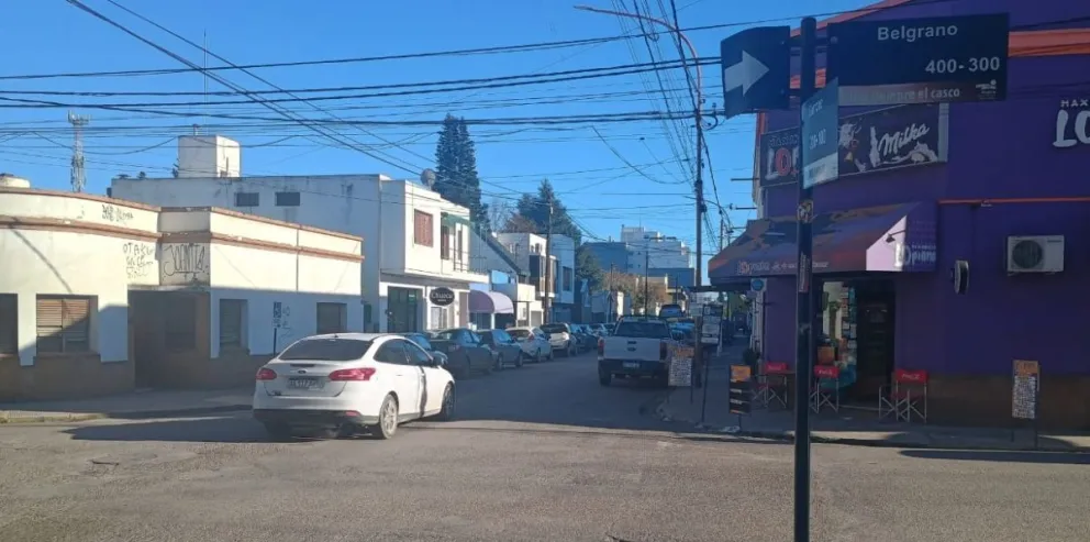 Esquina donde se produjo el accidente. 