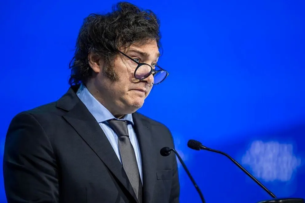 El presidente Javier Milei. 