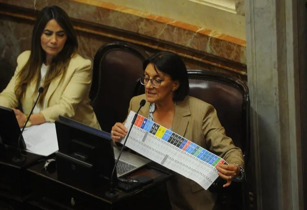 La senadora Mónica Silva, de Juntos Somos Río Negro.