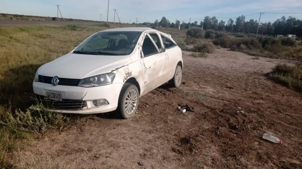 El duro VW resistió el golpe. Foto gentileza.