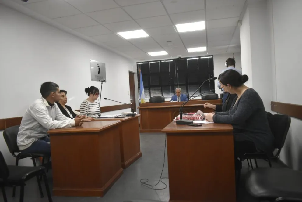 La audiencia se llevó adelante en la sala 4 del Poder Judicial (Foto: Vanesa Schwemmler)