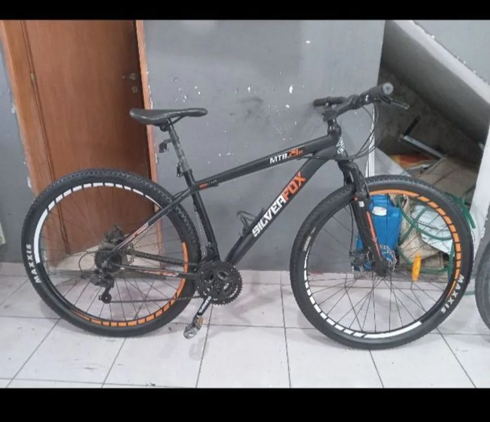 La bicicleta robada es una Silver Fox (Foto: gentileza)