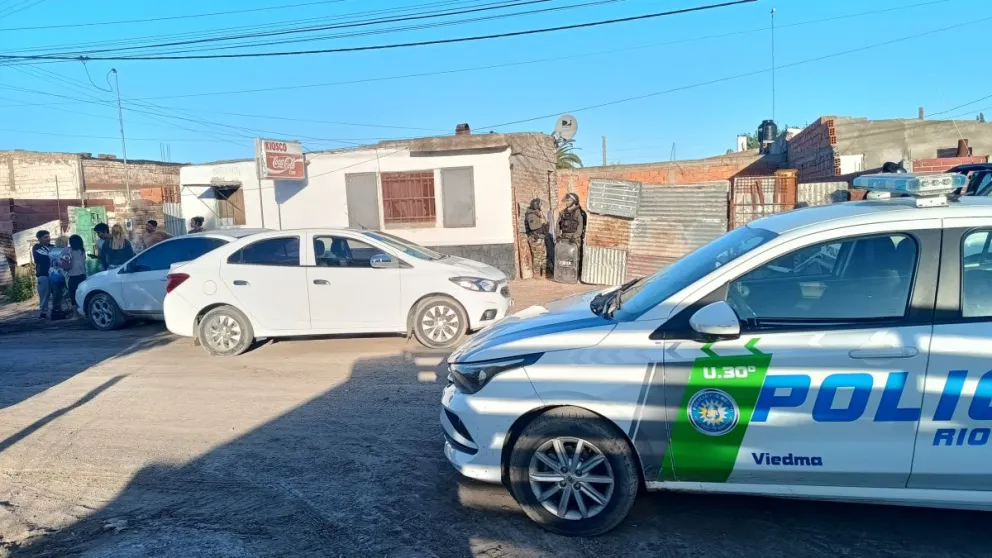 Irrumpieron en la casa los policías de la 30º.