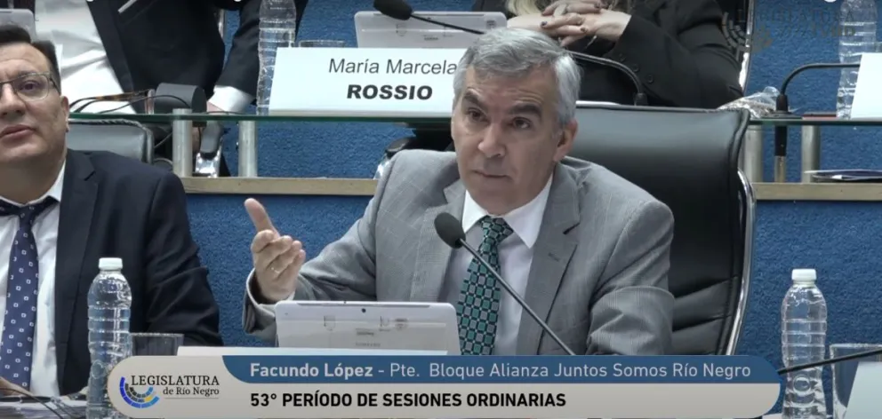 El legislador y presidente del bloque Juntos Somos Río Negro (Foto: archivo)
