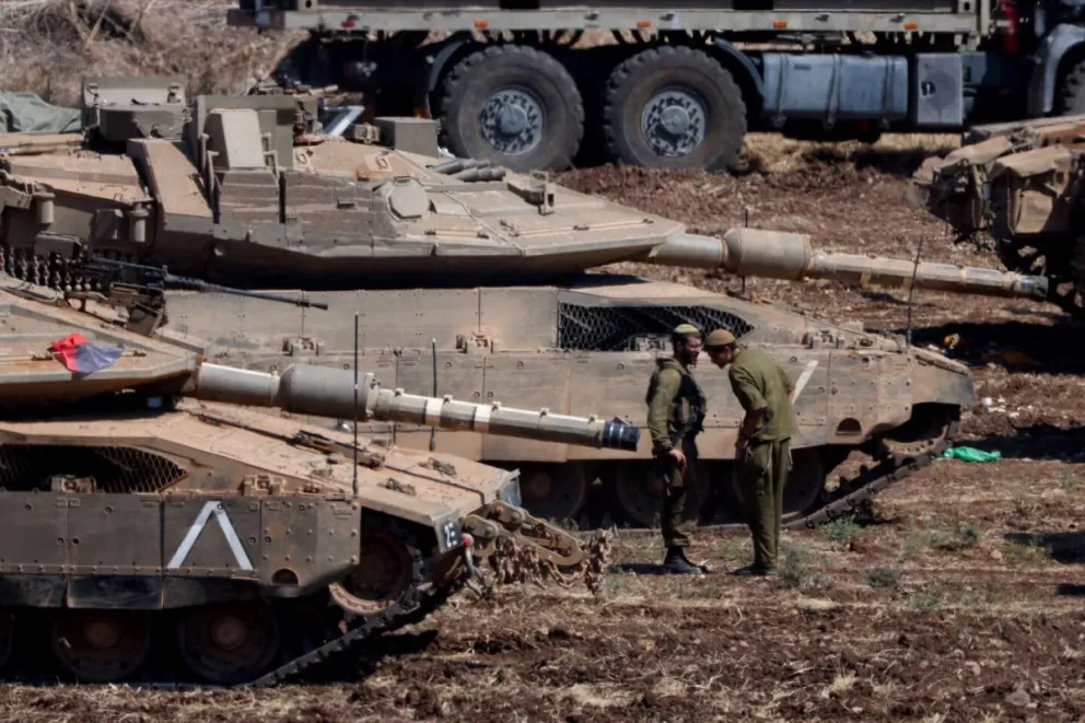El ejército israelí en la frontera con el Líbano. (Foto: Reuters).