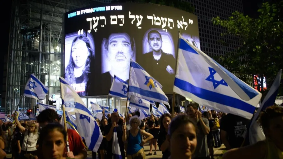 Israel va a la huelga general este lunes para reclamar una tregua con Hamás.