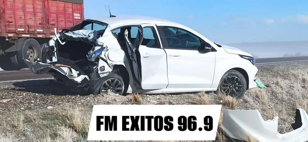 Una de las víctimas fue atendida en Conesa y la otra en Río Colorado. Fotos gentileza: FM Éxitos/General Conesa.