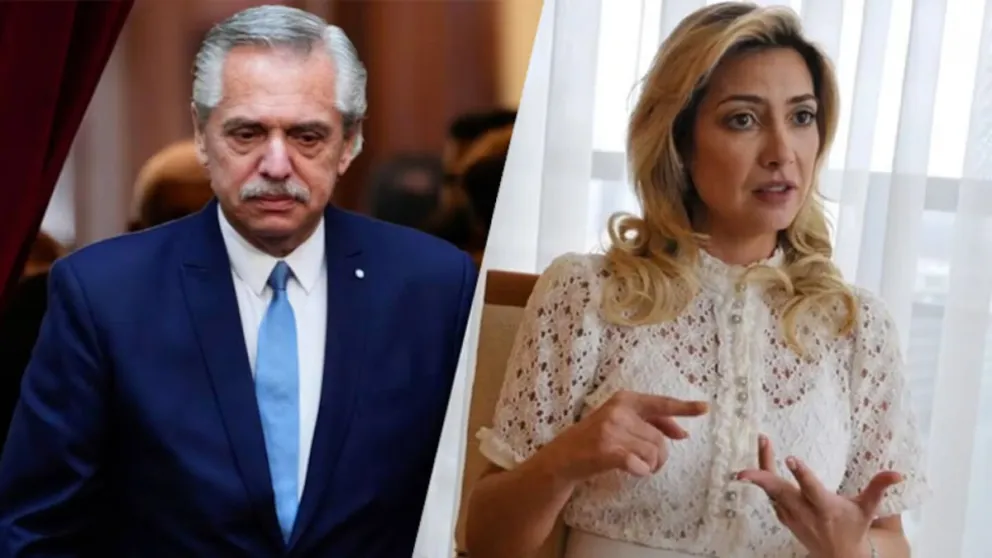 Alberto Fernández y Fabiola Yañez.