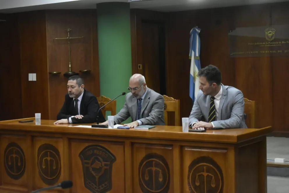 Audiencia del trabajador de la UNRN. Foto Vanesa Schwemmler. 