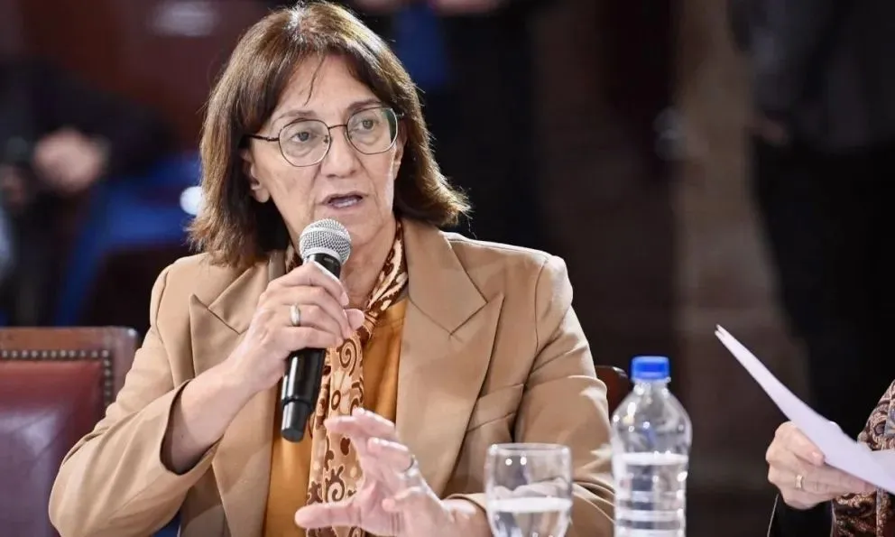 La senadora Mónica Silva (Juntos Somos Río Negro).