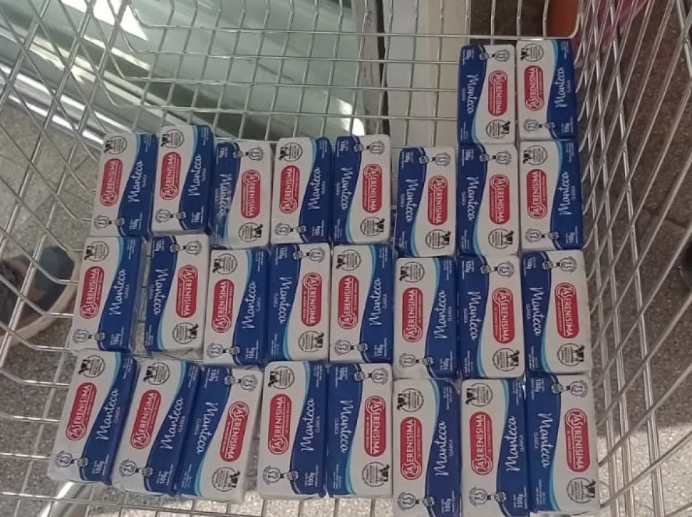 Además de robar, había comprado dos paquetes de fideos que pagó. Foto gentileza.