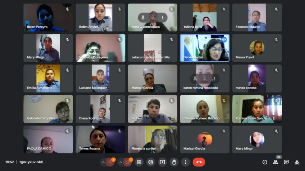 La titular del organismo encabezó una reunión virtual.
