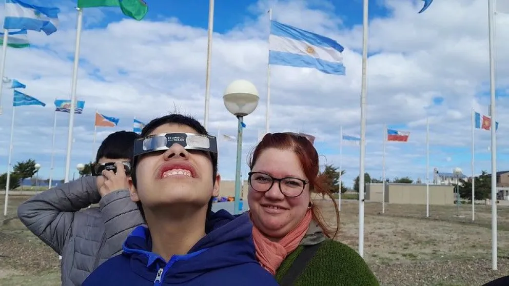 En El Cóndor se pudo sólo por espacio de dos minutos.