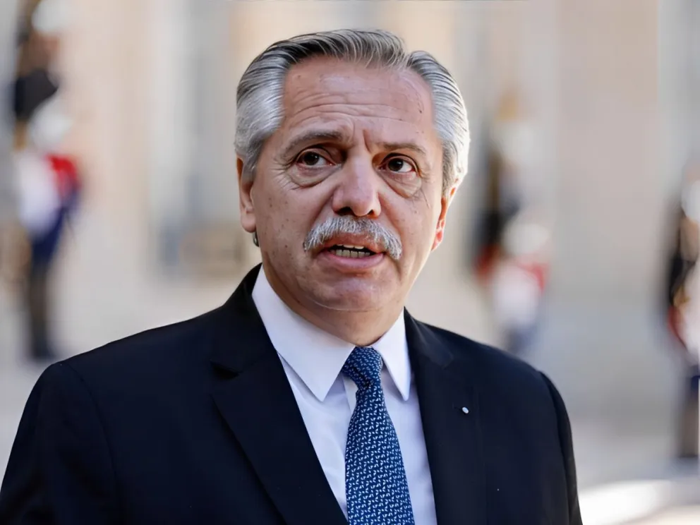 El expresidente Alberto Fernández.  