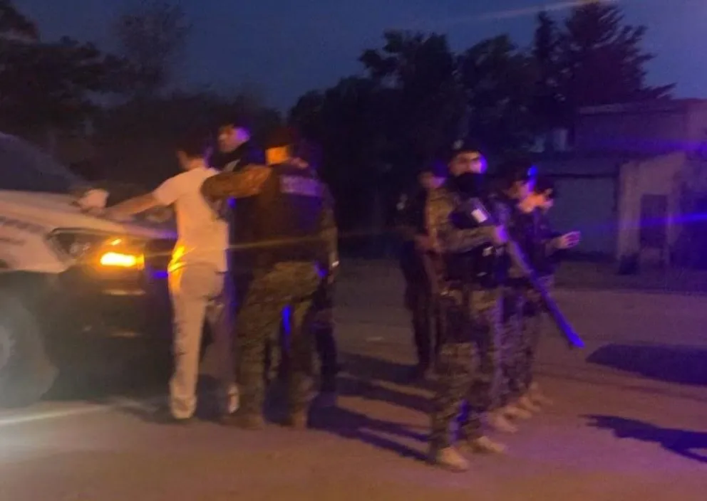 El trabajo del personal policial fue intenso. 
