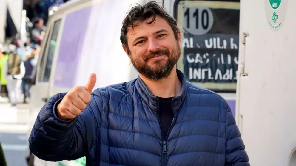 El referente del Frente Patria Grande, Juan Grabois.