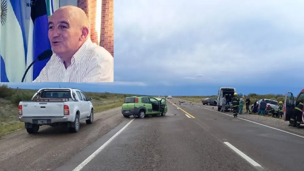 El ex intendente Claudio Palomequez murió en la Ruta 251. 