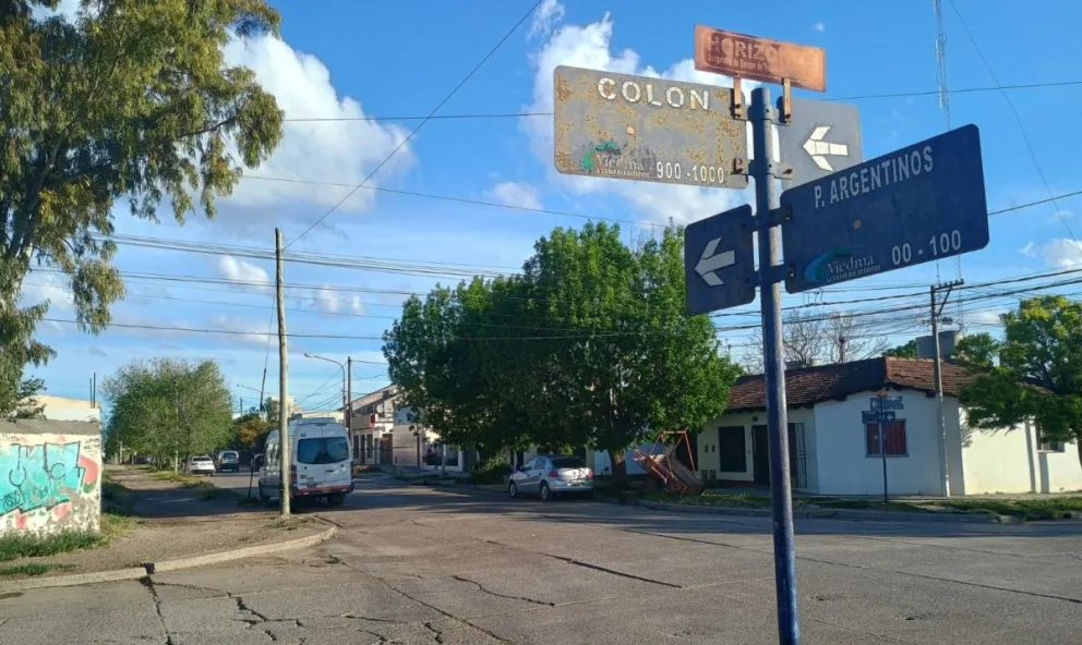 La esquina donde se produjo la desafortunada colisión. Foto: Vanesa Schwemmler, para Noticias Net.