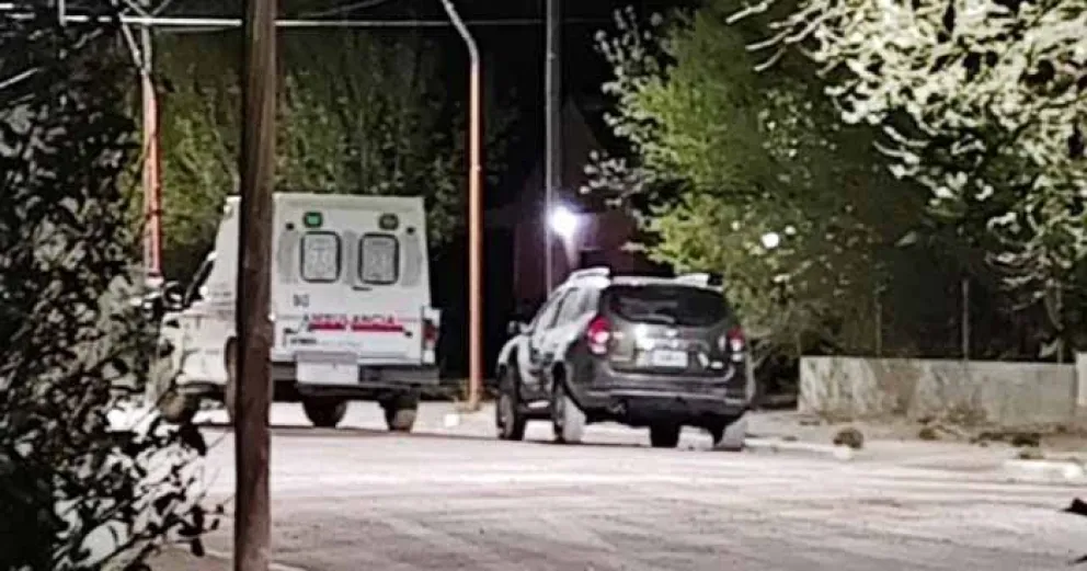 Homicidio en Sierra Colorada. Foto: Noticias Region Sur.
