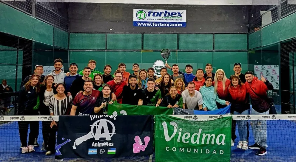 Delegación rionegrina en el Federal de Libres.