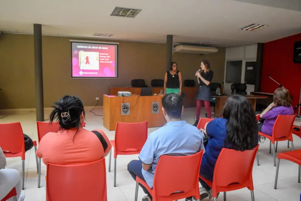 Ossés remarcó la importancia de la detección temprana. Fotos: Vanesa Schwemmler para Noticias Net.
