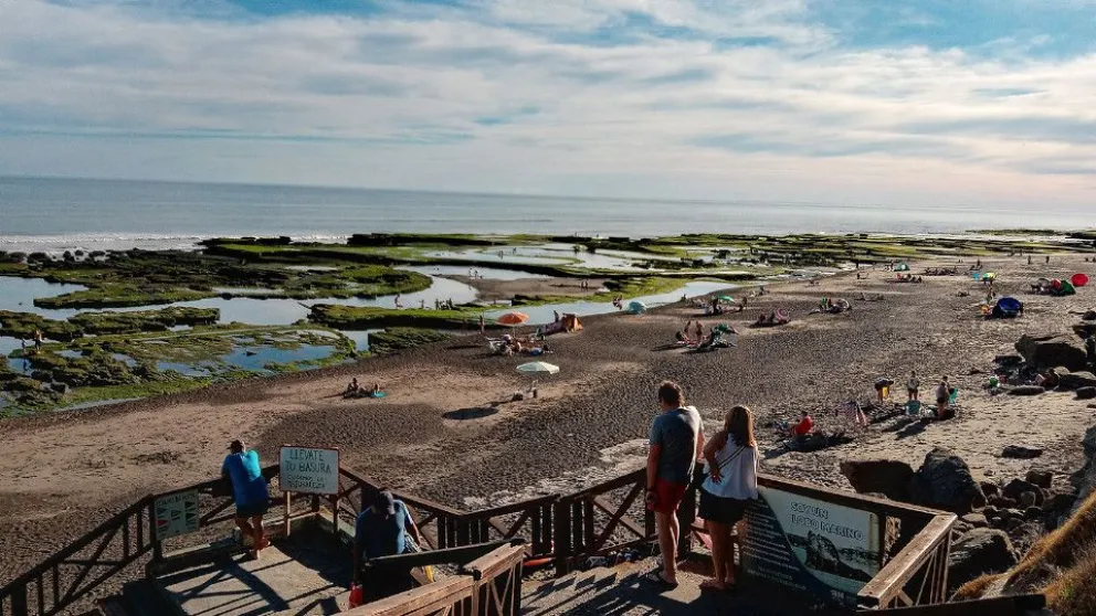 Playa de la Lobería, Viedma, Río Negro.