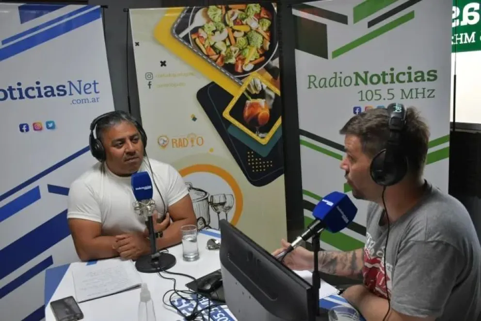 Héctor Sosa pasó por los estudios de Radio Noticias (Foto: Con todo gusto)