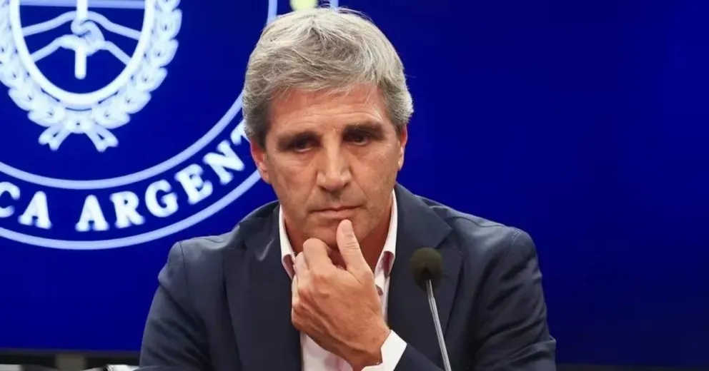 El ministro de Economía, Luis Caputo.