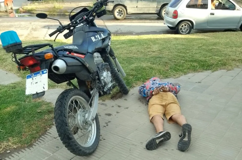 Un intento de huida cinematográfico por las calles de Viedma.