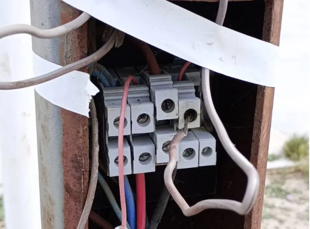 El estado de las instalaciones. Fotos gentileza.