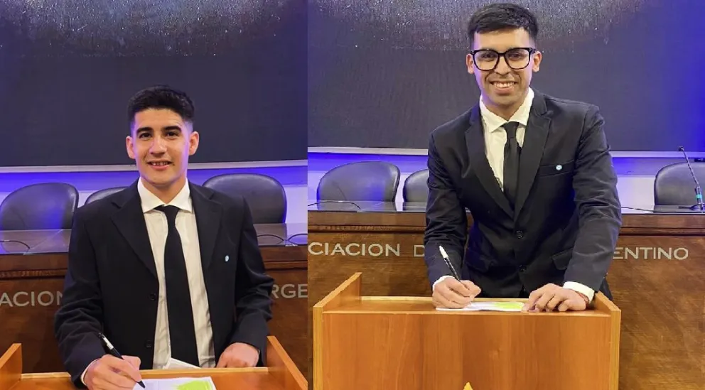 Agustín Linares y Luciano Tolosa. 