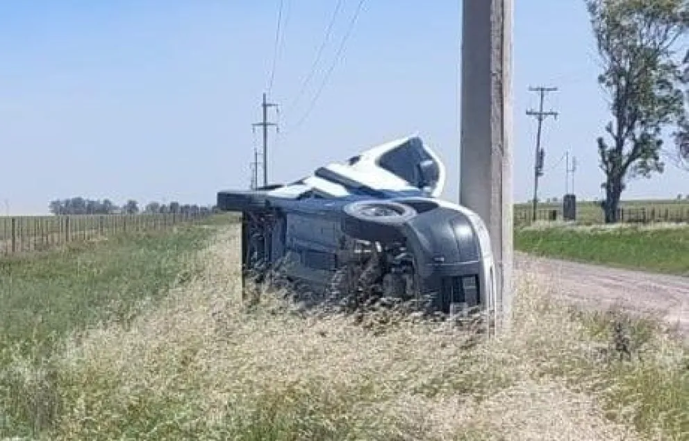 El infortunio ocurrió a la altura de los silos de Vázquez. 