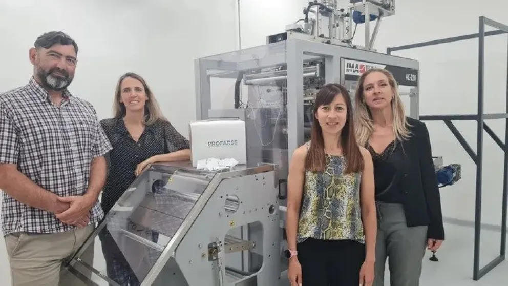 Con 100 kilos de ese fruto seco producen 50 kilos de harina.