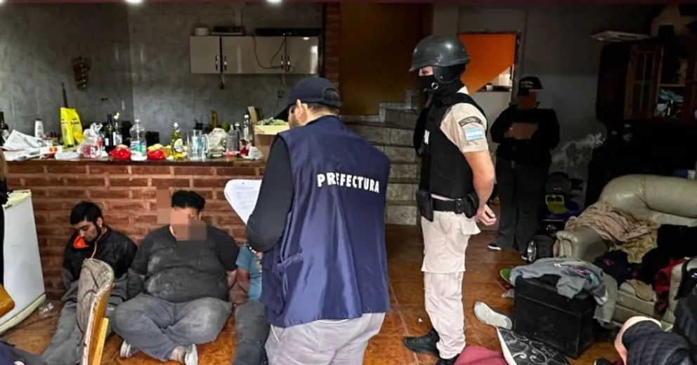 Golpe al narcotráfico en Sierra Grande.