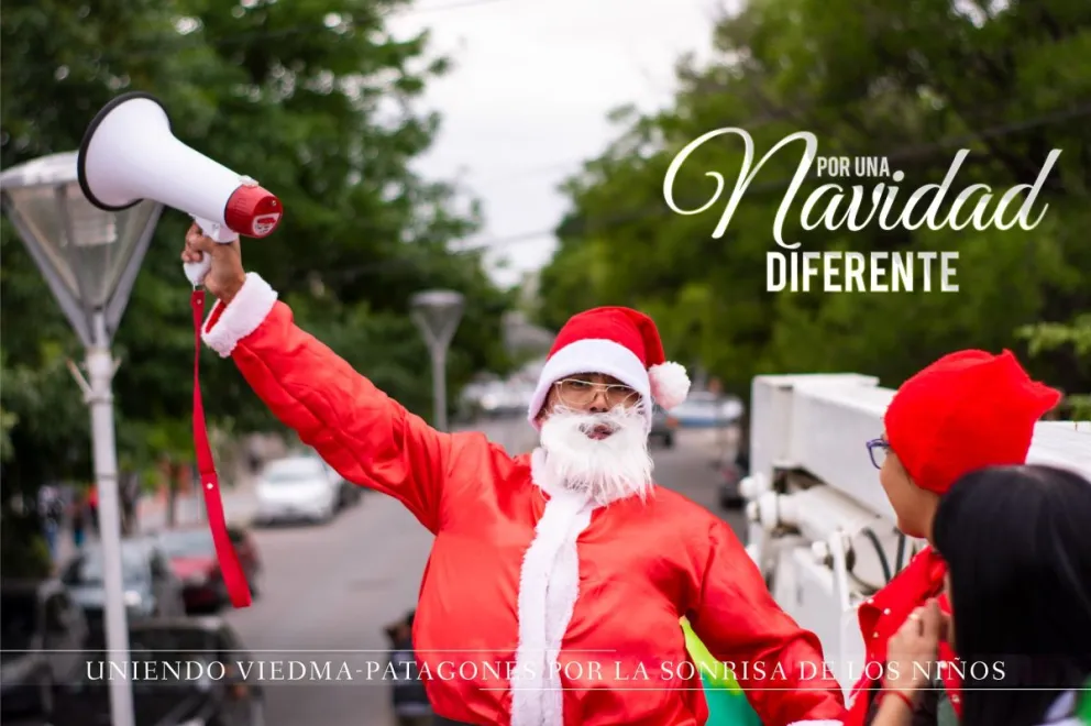 Por una Navidad diferente, es el lema de Barrios Unidos. 
