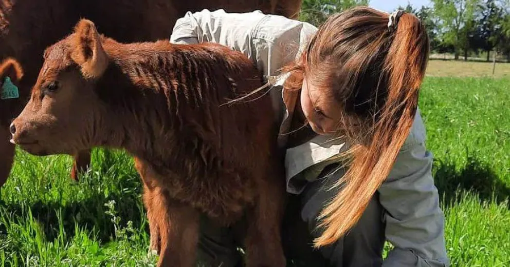 Guadalupe Guerobé es veterinaria y ganadera en el IDEVI.