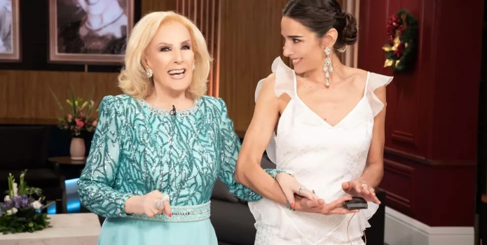 Mirtha Legrand y Juana Viale. 