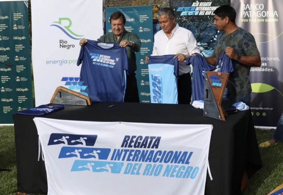 Se realizó la presentación de una nueva edición de la Regata del río Negro. 