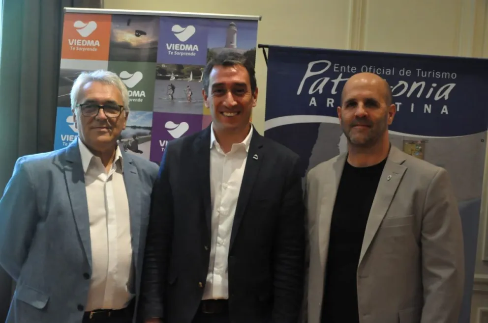 Marcos Castro durante la presentación de la temporada de verano en Buenos Aires.