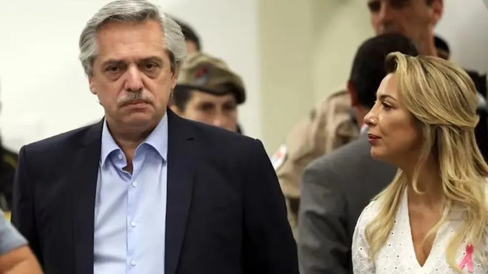 Alberto Fernández y Fabiola Yañez. 